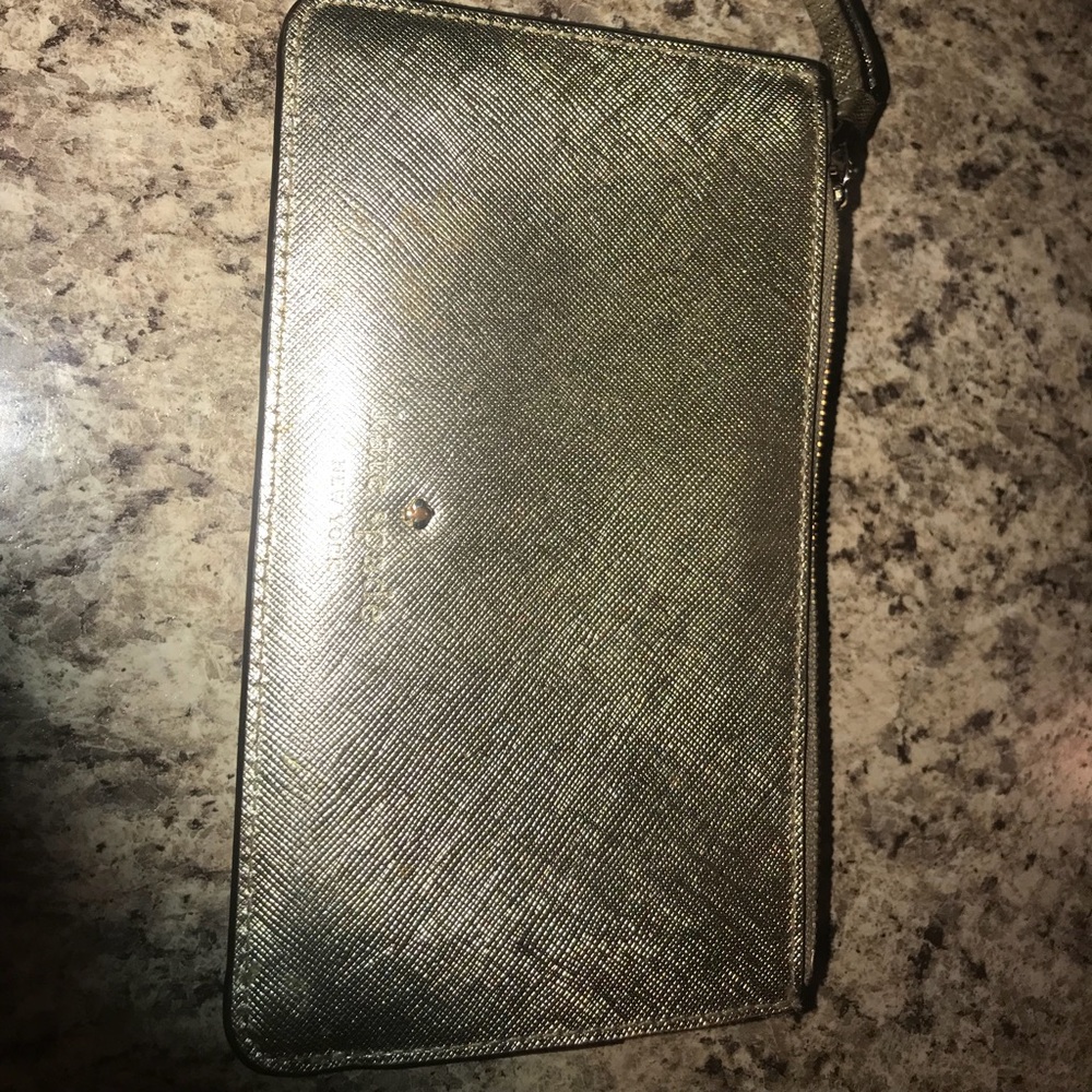 Kate Spade Gold Wristlet